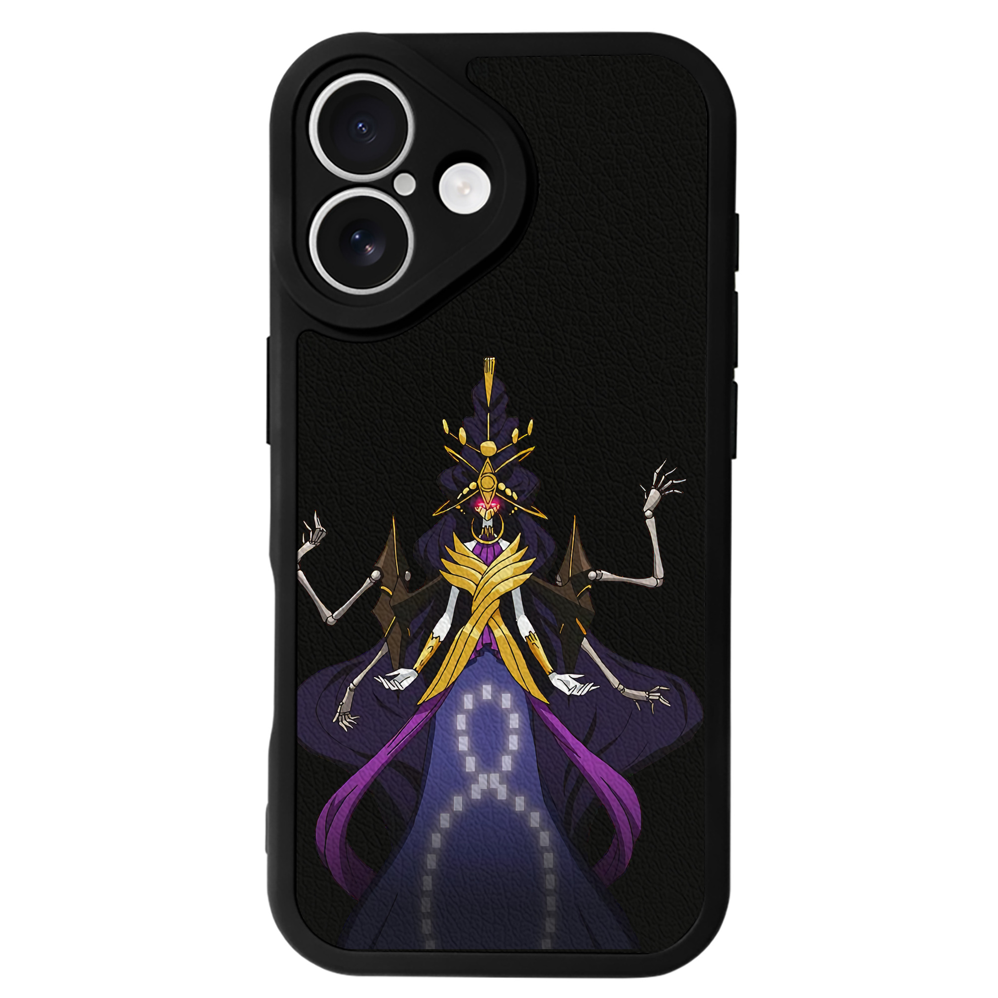 遊☆戯☆王 Yu-Gi-Oh! 【iPhone 16シリーズ対応】シリコンスマホケース（レザー調） 材質：シリコン